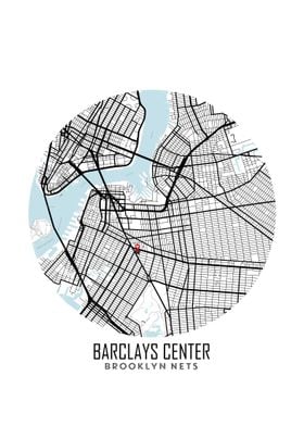 Barclays Center Map