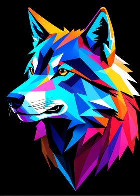 Isometric Wolf