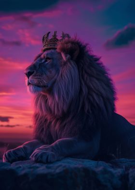 Lion King Aesthetic Sunset