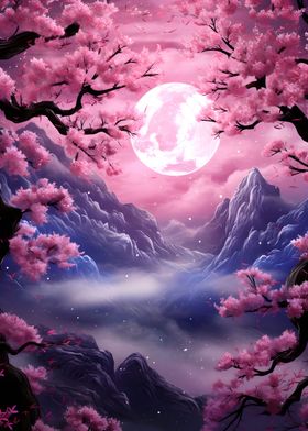 Cherry Blossom Japan Art