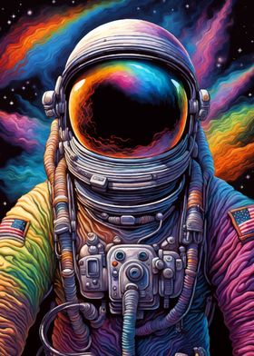 Vibrant Astronaut