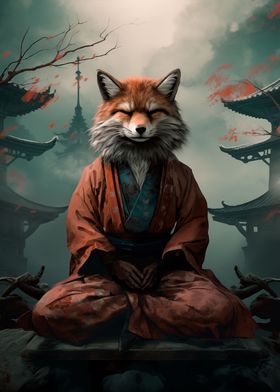 Meditating Fox