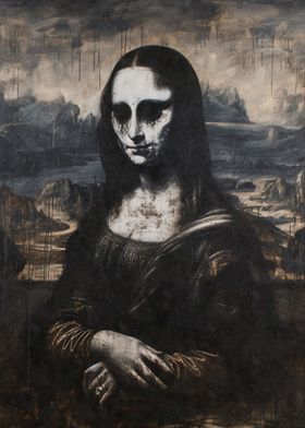 Creepy Mona Lisa Horror