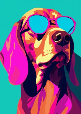 Beagle Wpap Colorful 