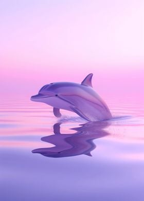 Dolphin Aesthetic Sunset