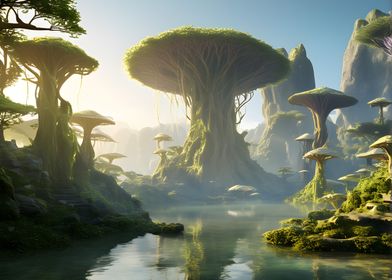 Enchanted Mushroom Land