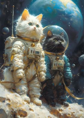 Space Cat Astronaut