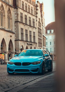 BMW M4 in city