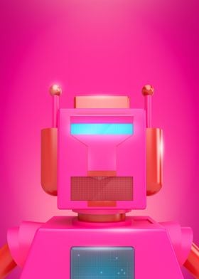 Pink robot