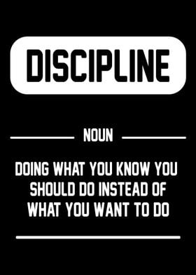 Discipline Defined