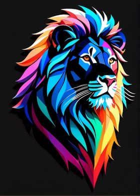 Isometric Lion