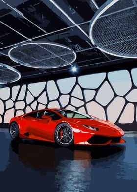 Lamborghini huracan road