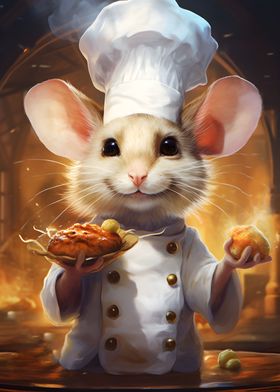 Cooking Mouse Chef Uniform