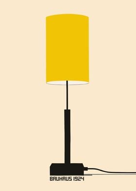 Bauhaus Lamp Poster