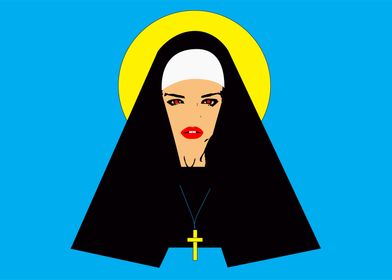 The Nun vector illustratio
