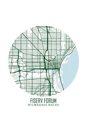 Fiserv Forum Map