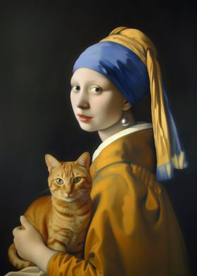 The Girl with a Cat