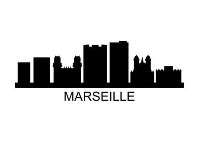 Marseille skyline