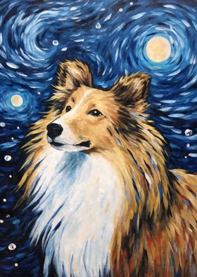 Shetland Sheepdog Night