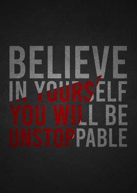 Believe In Yourself