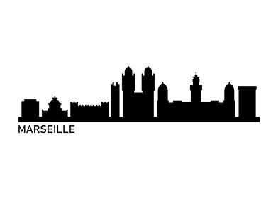 Marseille skyline