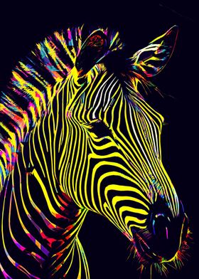 Zebras pop art 