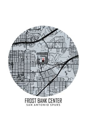 Frost Bank Center MAP