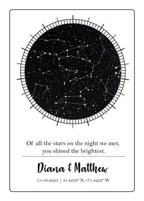 Star Map Personalized