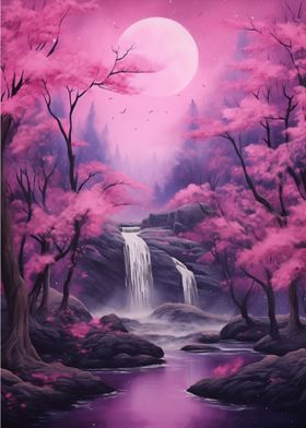 Pink Cascade Harmony