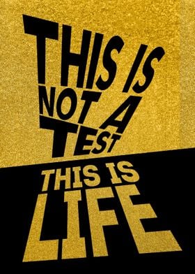 This is not a test