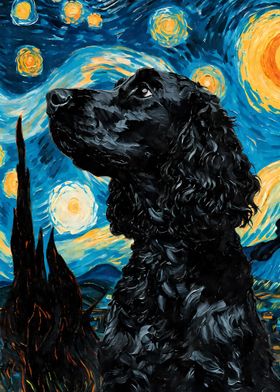 Starry Cocker Spaniel