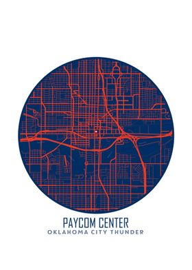 Paycom Center MAP