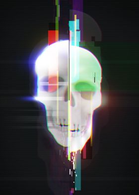 Glitch skull