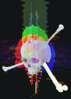 Glitch skull