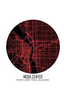 Moda Center MAP