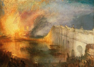 William Turner The Burning