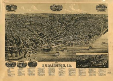 Burlington Iowa 1889