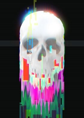 Glitch skull