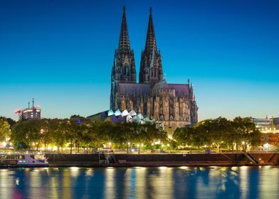 Cologne Cathedral at Night