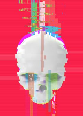 Glitch skull