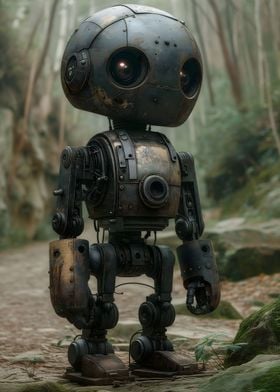 Quirky Rusty Robot