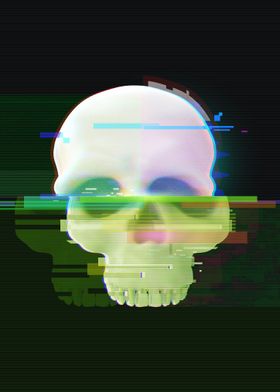 Glitch skull