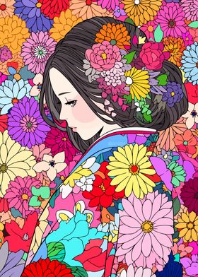 Kimono Ukiyoe Japanese Art