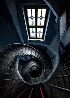 Forgotten spiral staircase