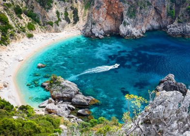 Landscape of Greek island