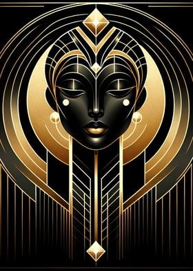 Golden Era Elegance Art