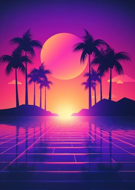 Beautiful Synthwave Vision