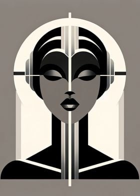 Metropolis style portrait