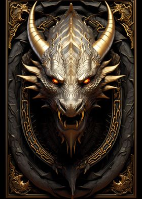 Epic Dragon Fantasy Poster