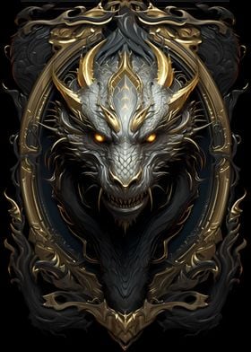 Epic Dragon Fantasy Poster